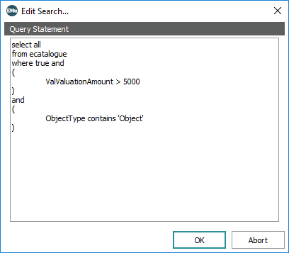 Edit Search